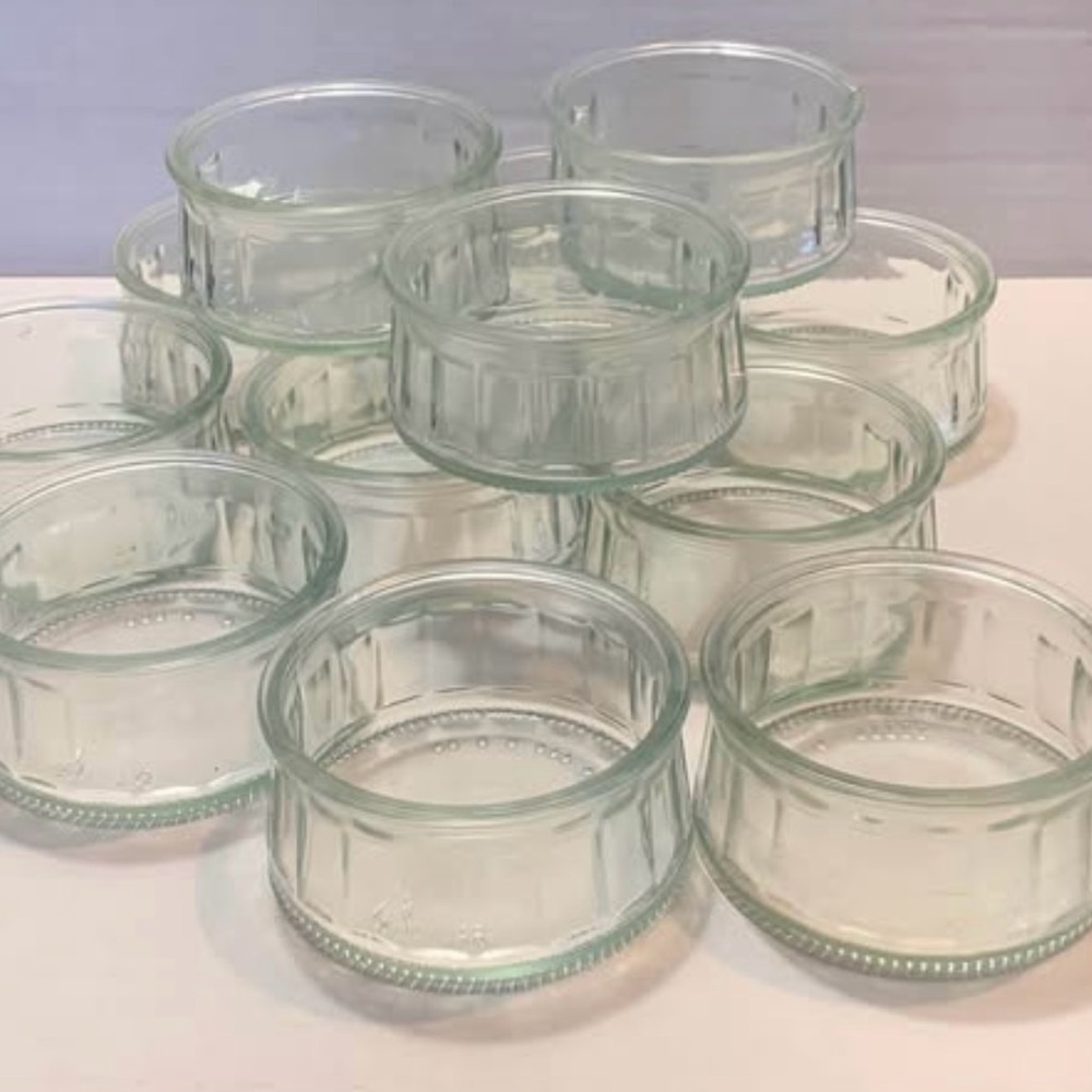Succulent drip tray or Dessert or dip glass dishes or plant holder